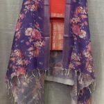Mangalagiri Kanchi border pure pattu digital printed dress materials