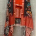 Mangalagiri Kanchi border pure pattu digital printed dress materials