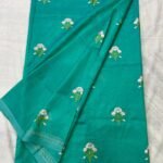 Mangalagiri Plain Pattu Sarees With Embroidary Works