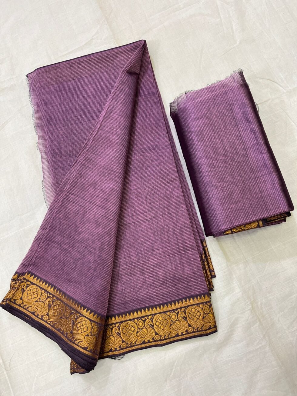 Tradition Mangalagiri pattu sarees in unique & new designs with peacock boarder