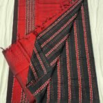 Mangalagiri plain pattu jhut multi stripes Pattu sarees