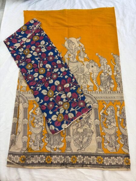 Kalamkari cotton 2 pc dress sets