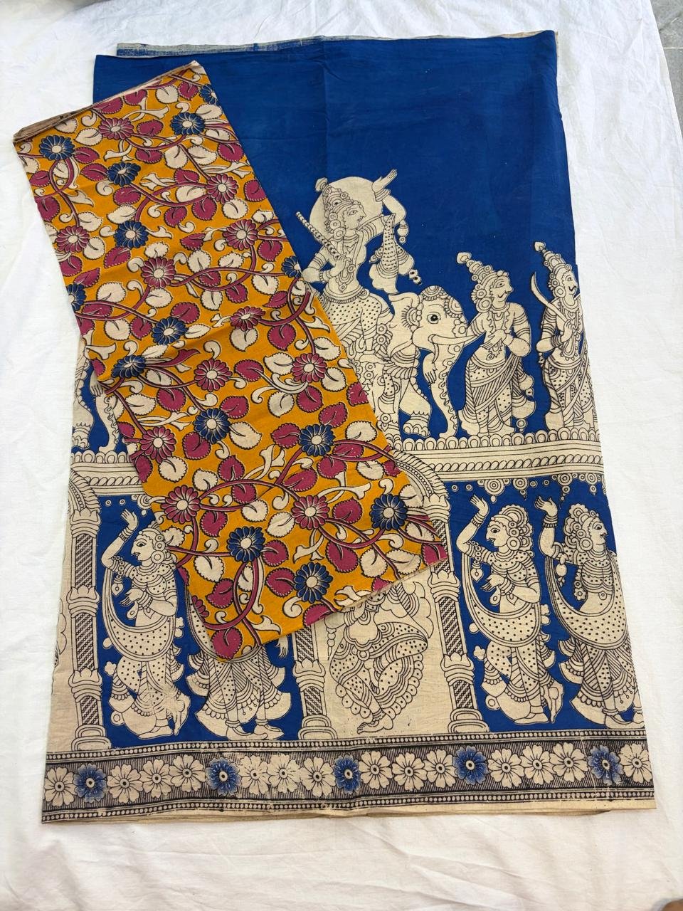 Kalamkari cotton 2 pc dress set